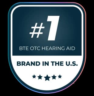 Number 1 BTE OTC Hearing Aid Brand in the U.S.