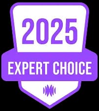 HearAdvisor 2025 expert choice badge.